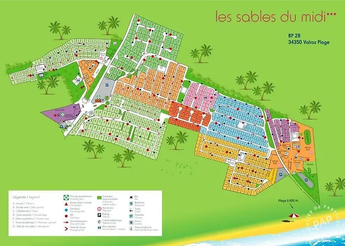 Les Sable Du Midi 3 Кемпинг *