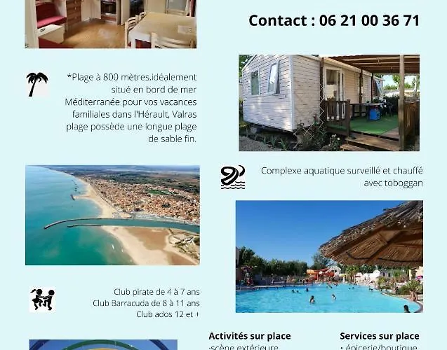 Les Sable Du Midi 3 Кемпинг